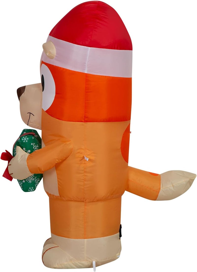 Gemmy Christmas Inflatable Bingo with Present (Bluey), 3.5 ft Tall, Multi - Image 3